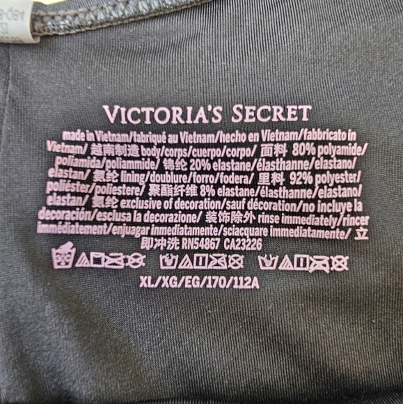 Victoria's Secret XL Sexy Black Monobikini Swimwear - Picture 10 of 10